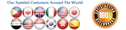 Thousands of Customers In Countries Worldwide! Thousands of Customers In Countries Worldwide!